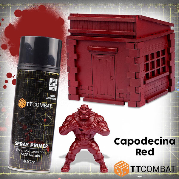 TTCombat Colour Spray Primer - Capodecina Red