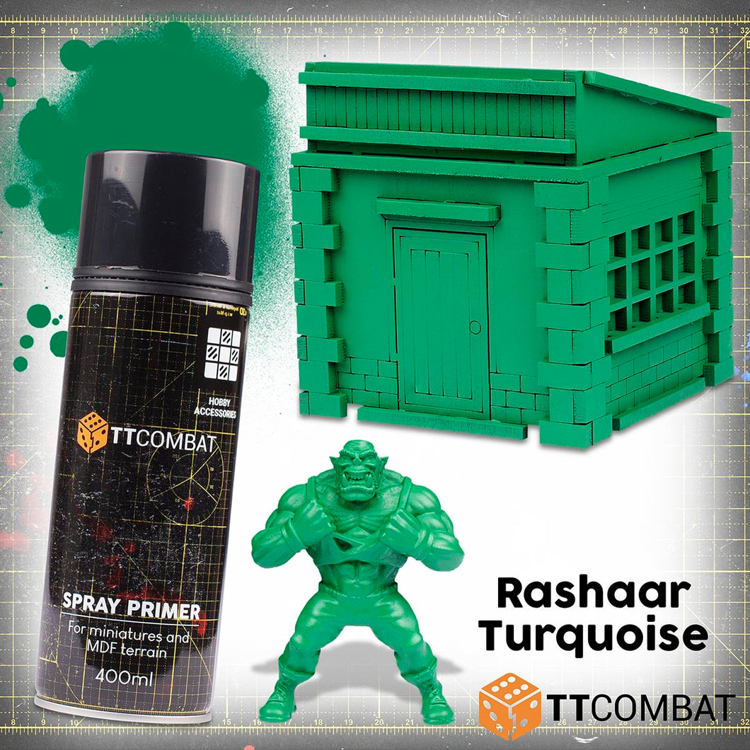 TTCombat Colour Spray Primer - Rashaar Turquoise