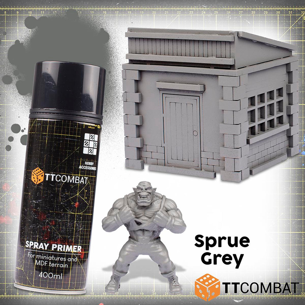 TTCombat Colour Spray Primer - Sprue Grey