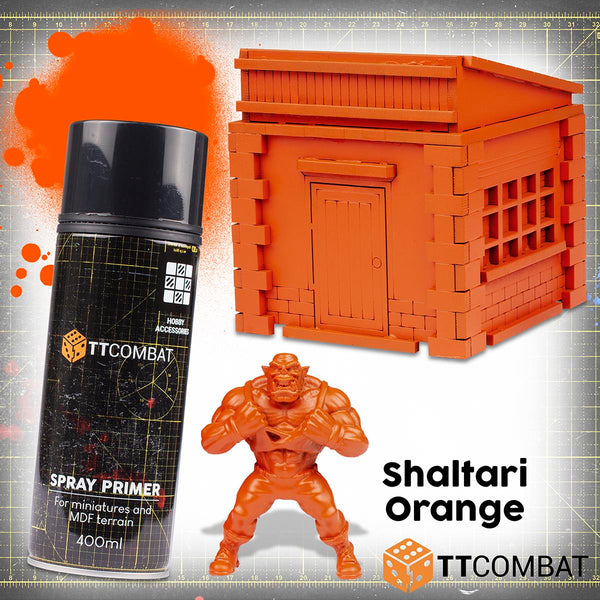 TTCombat Colour Spray Primer - Shaltari Orange