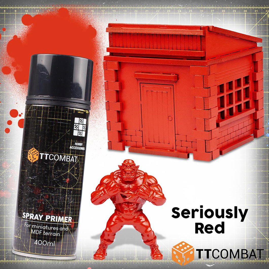 TTCombat Colour Spray Primer - Seriously Red
