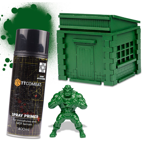 TTCombat Colour Spray Primer - Colonial Green