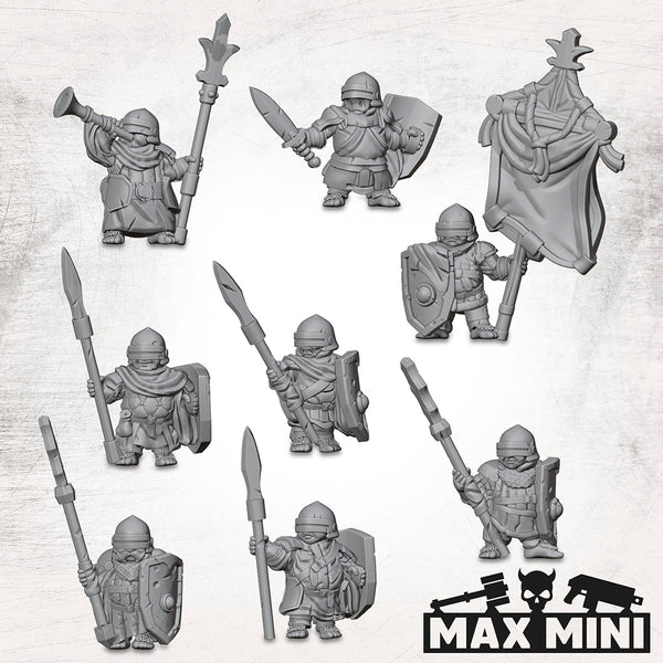 Halfling Footmen with Spears