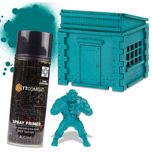 TTCombat Colour Spray Primer - Trihorn Turquoise