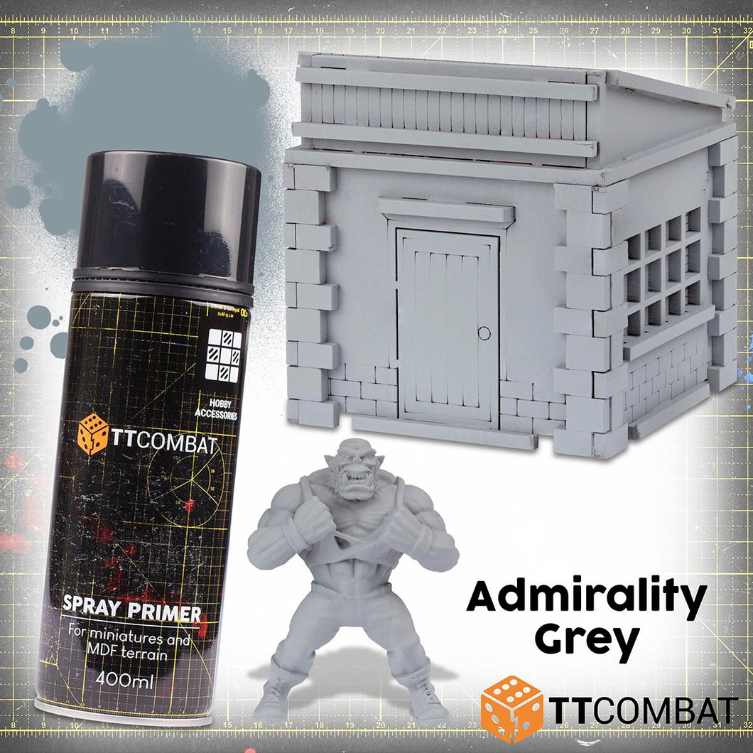 TTCombat Colour Spray Primer - Admirality Grey