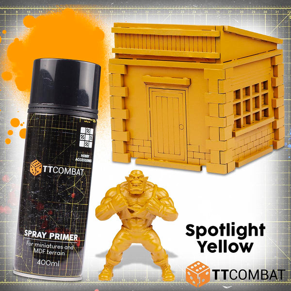 TTCombat Colour Spray Primer - Spotlight Yellow