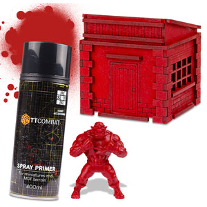 TTCombat Colour Spray Primer - Butchers Crimson