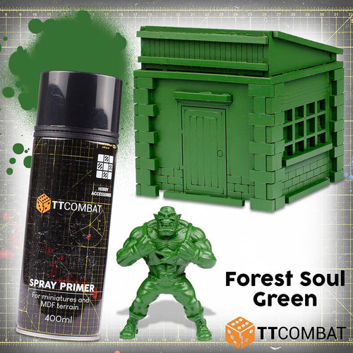 TTCombat Colour Spray Primer - Forest Soul Green