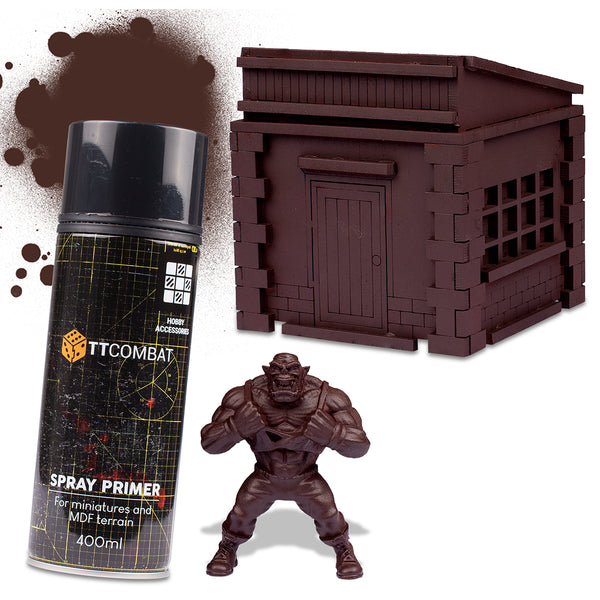 TTCombat Colour Spray Primer - Laser Cut Brown